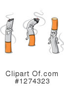 Cigarette Clipart #1274323 by Vector Tradition SM