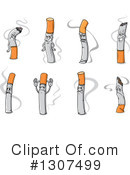 Cigarette Clipart #1307499 by Vector Tradition SM