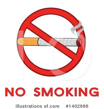 No Smoking Clipart #1402686 by Hit Toon