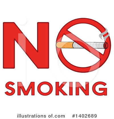 No Smoking Clipart #1402689 by Hit Toon