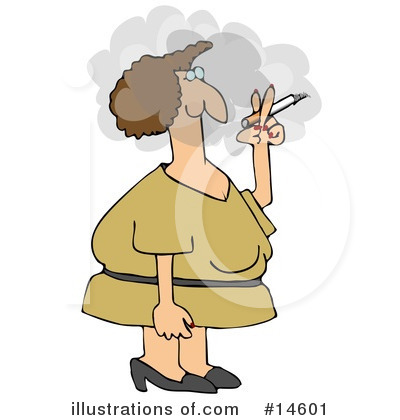 Royalty-Free (RF) Cigarette Clipart Illustration by djart - Stock Sample #14601