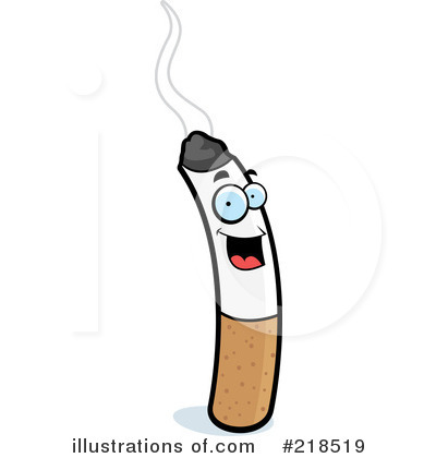 Royalty-Free (RF) Cigarette Clipart Illustration by Cory Thoman - Stock Sample #218519
