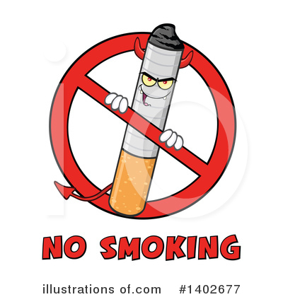 No Smoking Clipart #1402677 by Hit Toon