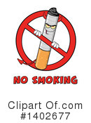 Cigarette Mascot Clipart #1402677 by Hit Toon
