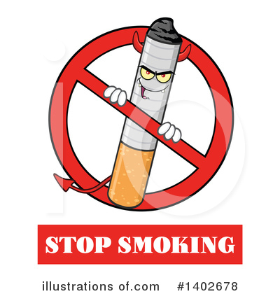 No Smoking Clipart #1402678 by Hit Toon