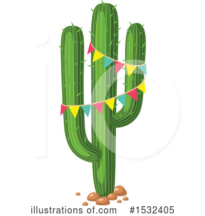 Saguaro Cactus Clipart #1532405 by Vector Tradition SM