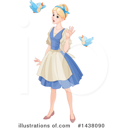 Royalty-Free (RF) Cinderella Clipart Illustration by Pushkin - Stock Sample #1438090