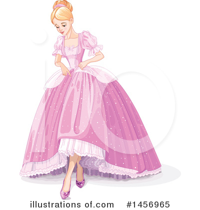 Royalty-Free (RF) Cinderella Clipart Illustration by Pushkin - Stock Sample #1456965