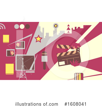 Royalty-Free (RF) Cinema Clipart Illustration by BNP Design Studio - Stock Sample #1608041