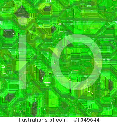 Royalty-Free (RF) Circuit Board Clipart Illustration by Arena Creative - Stock Sample #1049644
