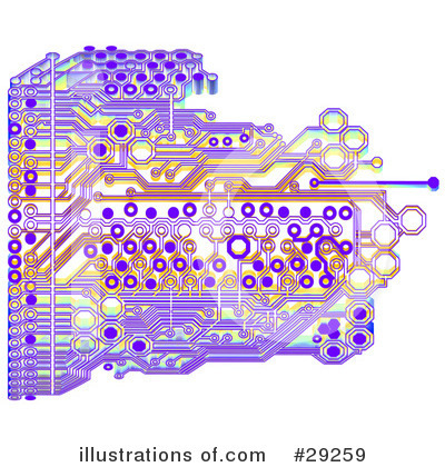 Royalty-Free (RF) Circuit Board Clipart Illustration by Tonis Pan - Stock Sample #29259