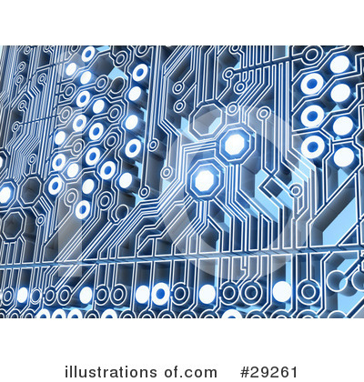 Royalty-Free (RF) Circuit Board Clipart Illustration by Tonis Pan - Stock Sample #29261