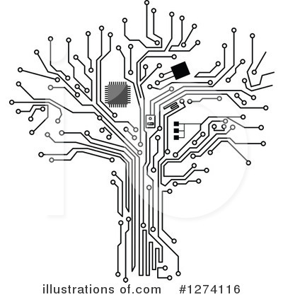 Circuits Clipart #1274116 by Vector Tradition SM