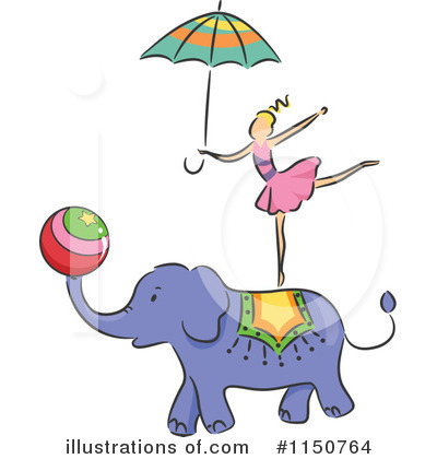 Elephant Clipart #1150764 by BNP Design Studio