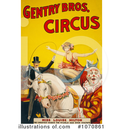 Royalty-Free (RF) Circus Clipart Illustration by JVPD - Stock Sample #1070861
