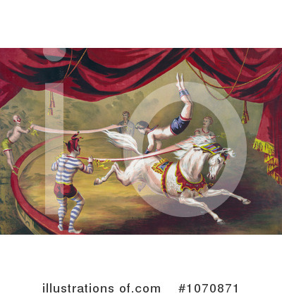 Royalty-Free (RF) Circus Clipart Illustration by JVPD - Stock Sample #1070871