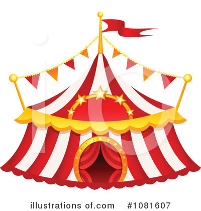 Circus Tent Clipart #1081607 by yayayoyo