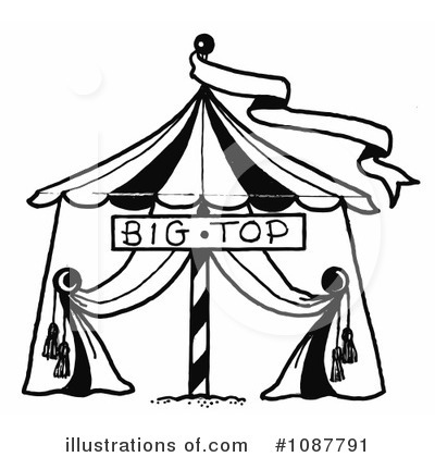 Circus Tent Clipart #1087791 by LoopyLand