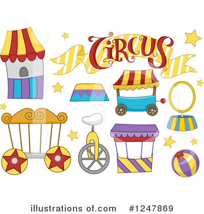 Royalty-Free (RF) Circus Clipart Illustration by BNP Design Studio - Stock Sample #1247869