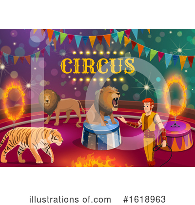 Lion Tamer Clipart #1618963 by Vector Tradition SM
