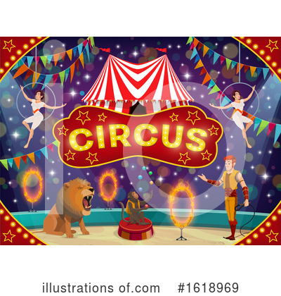Royalty-Free (RF) Circus Clipart Illustration by Vector Tradition SM - Stock Sample #1618969