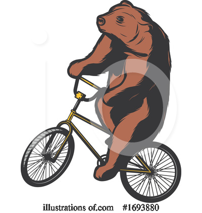 Bicycle Clipart #1693880 by Vector Tradition SM