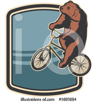 Bicycle Clipart #1693884 by Vector Tradition SM