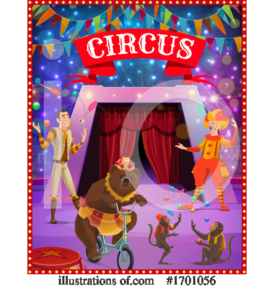 Royalty-Free (RF) Circus Clipart Illustration by Vector Tradition SM - Stock Sample #1701056