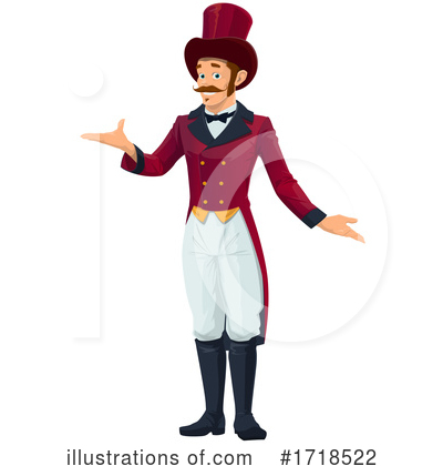 Ringmaster Clipart #1718522 by Vector Tradition SM