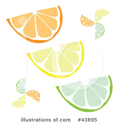 Royalty-Free (RF) Citrus Clipart Illustration by Arena Creative - Stock Sample #43895