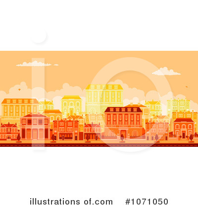Townhouse Clipart #1071050 by AtStockIllustration