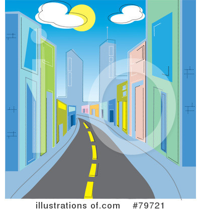 Royalty-Free (RF) City Clipart Illustration by Rosie Piter - Stock Sample #79721