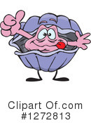 Clam Clipart #1272813 by Dennis Holmes Designs