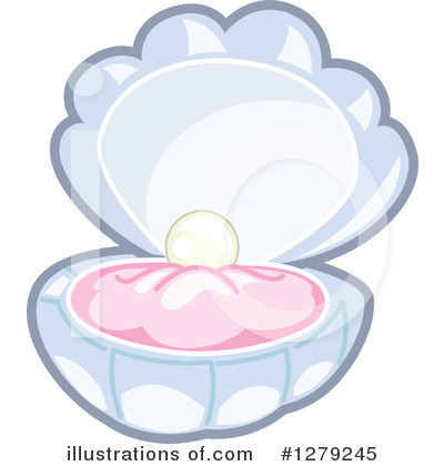 Royalty-Free (RF) Clam Clipart Illustration by BNP Design Studio - Stock Sample #1279245
