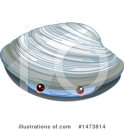 Royalty-Free (RF) Clam Clipart Illustration by Pushkin - Stock Sample #1473814