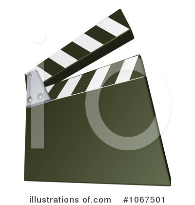 Royalty-Free (RF) Clapperboard Clipart Illustration by AtStockIllustration - Stock Sample #1067501