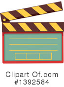 Clapperboard Clipart #1392584 by BNP Design Studio