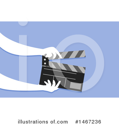Royalty-Free (RF) Clapperboard Clipart Illustration by BNP Design Studio - Stock Sample #1467236