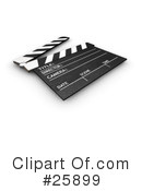 Clapperboard Clipart #25899 by KJ Pargeter