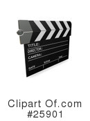 Clapperboard Clipart #25901 by KJ Pargeter