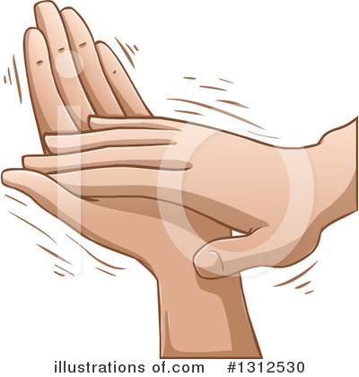 Royalty-Free (RF) Clapping Clipart Illustration by Liron Peer - Stock Sample #1312530