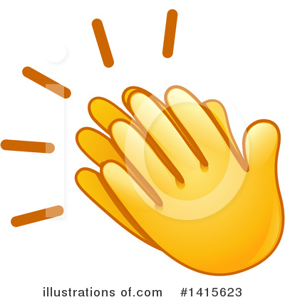 Royalty-Free (RF) Clapping Clipart Illustration by yayayoyo - Stock Sample #1415623