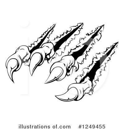 Royalty-Free (RF) Claws Clipart Illustration by AtStockIllustration - Stock Sample #1249455
