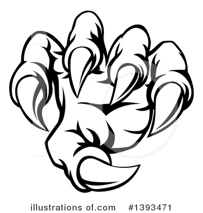 Royalty-Free (RF) Claws Clipart Illustration by AtStockIllustration - Stock Sample #1393471