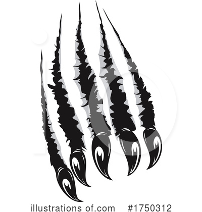 Royalty-Free (RF) Claws Clipart Illustration by Vector Tradition SM - Stock Sample #1750312