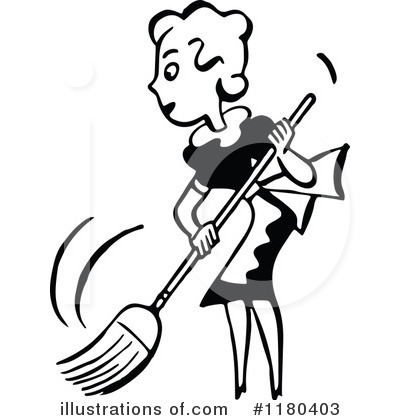 Sweeping Clipart #1180403 by Prawny Vintage