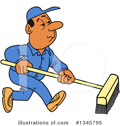 Sweeping Clipart #1345795 by LaffToon