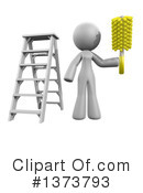 Cleaning Lady Clipart #1373793 by Leo Blanchette