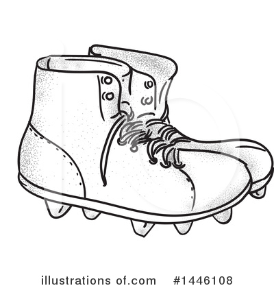Royalty-Free (RF) Cleats Clipart Illustration by patrimonio - Stock Sample #1446108