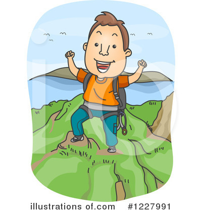 Royalty-Free (RF) Climbing Clipart Illustration by BNP Design Studio - Stock Sample #1227991